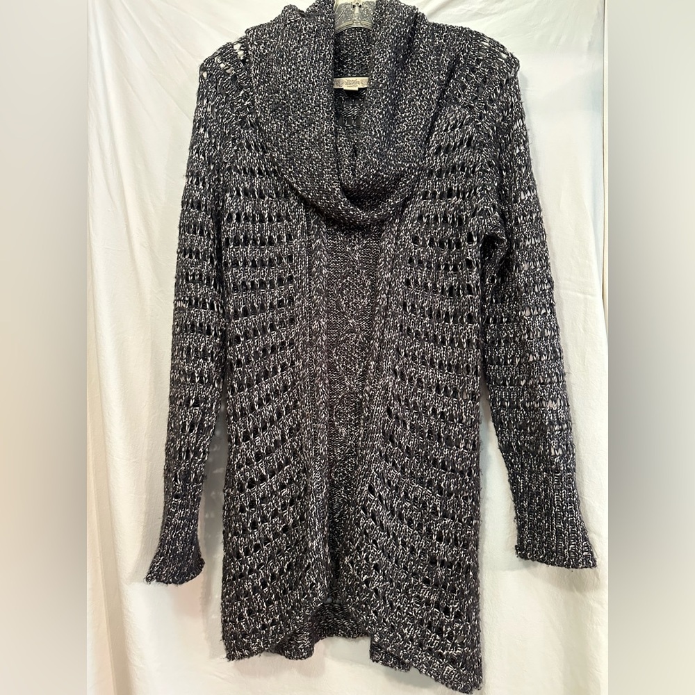 Vintage America Gray Cowl Neck Sweater